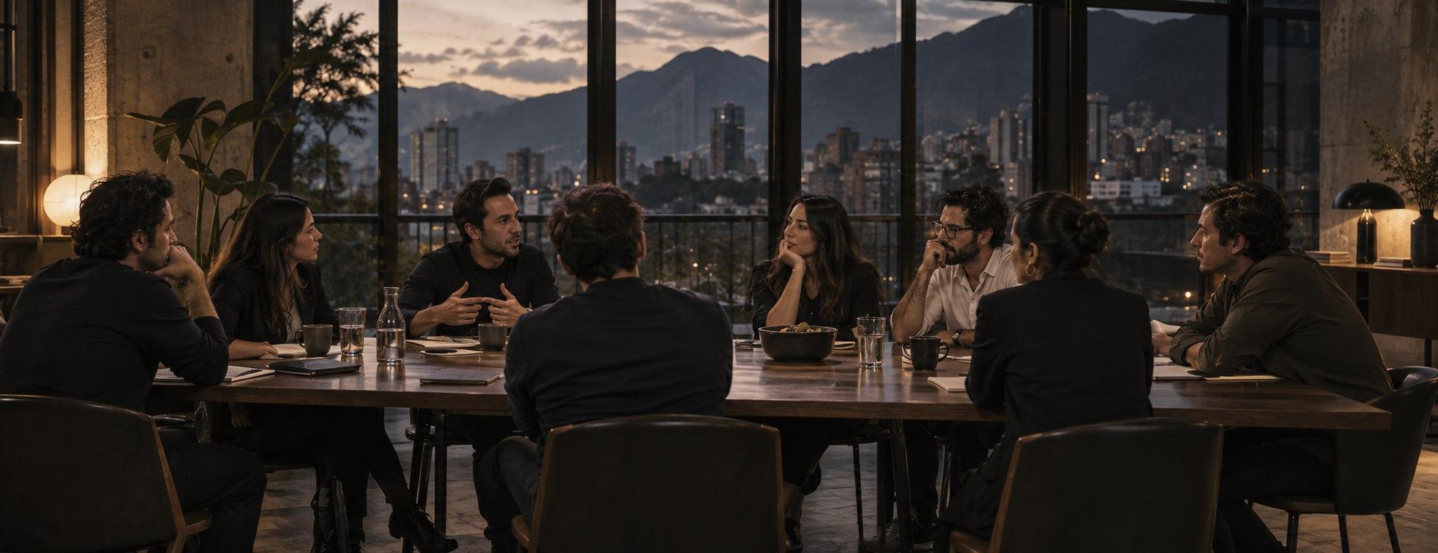Fundadores comparten experiencias en una mesa redonda privada